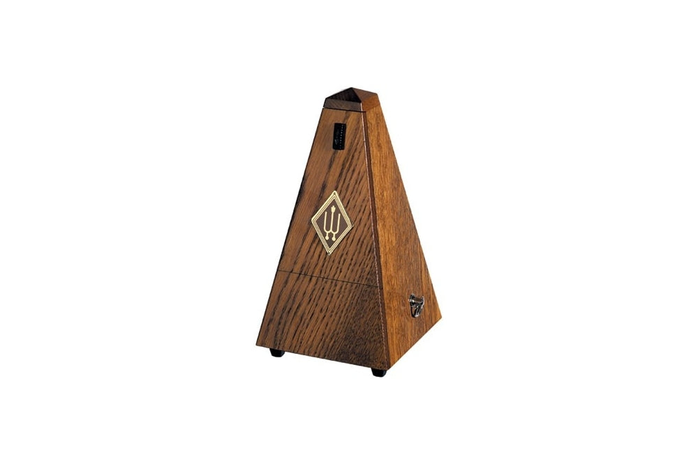 Wittner Metronome. Wooden. Brown Oak Matt Silk. With Bell